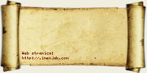 Jana Kaloper vizit kartica